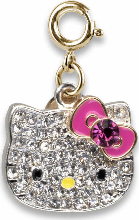 Gold Bling Hello Kitty Charm