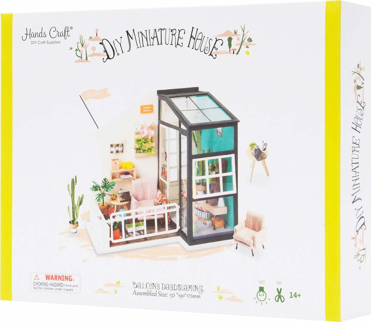 DIY Dollhouse Miniature House Kit - Balcony