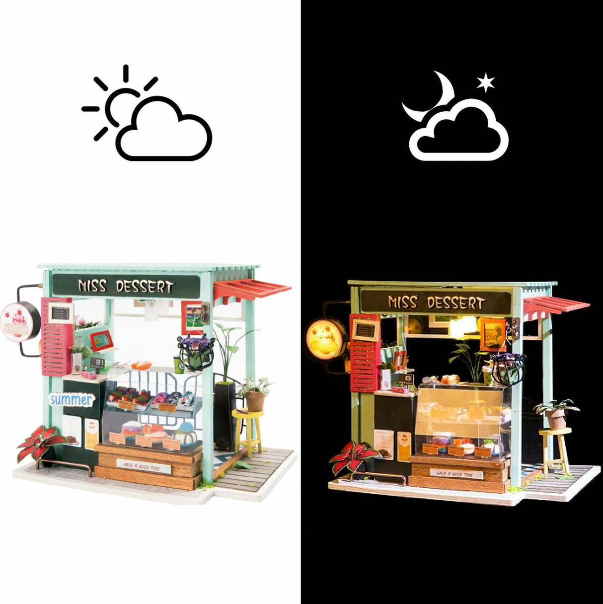 DIY Dollhouse Miniature - Ice Cream Station