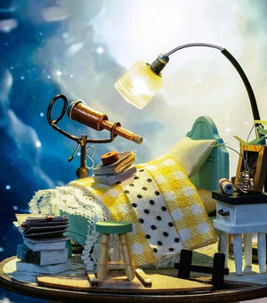 DIY Dollhouse Miniature House Kit - Domed Loft