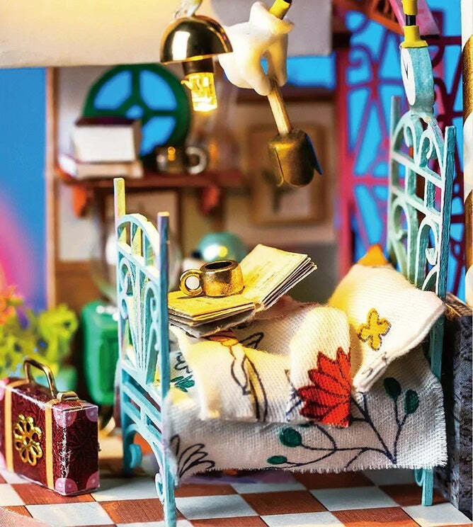 DIY Dollhouse Miniature House Kit - Bloomy House