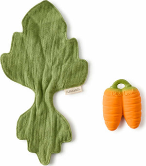 OLI&CAROL Cathy the Carrot Mini Doudou-Teether