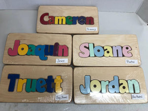 Personalized Name Puzzle Stool