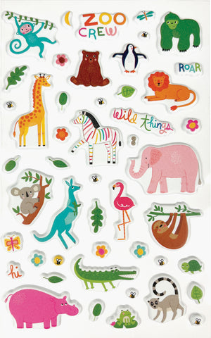 Stickiville Standard - Zoo Crew (Puffy)