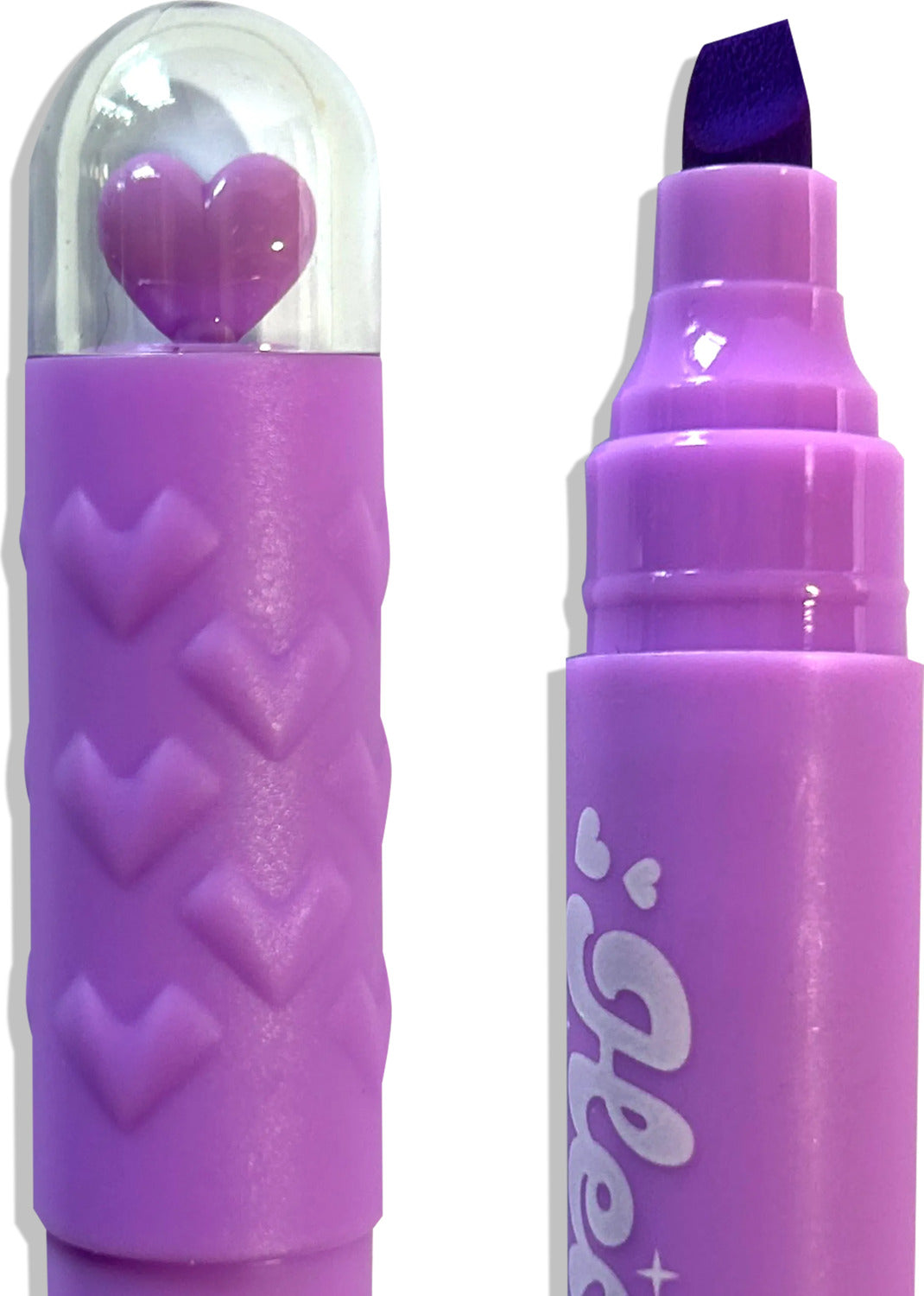 Heart Pops Neon Highlighters - Set of 6