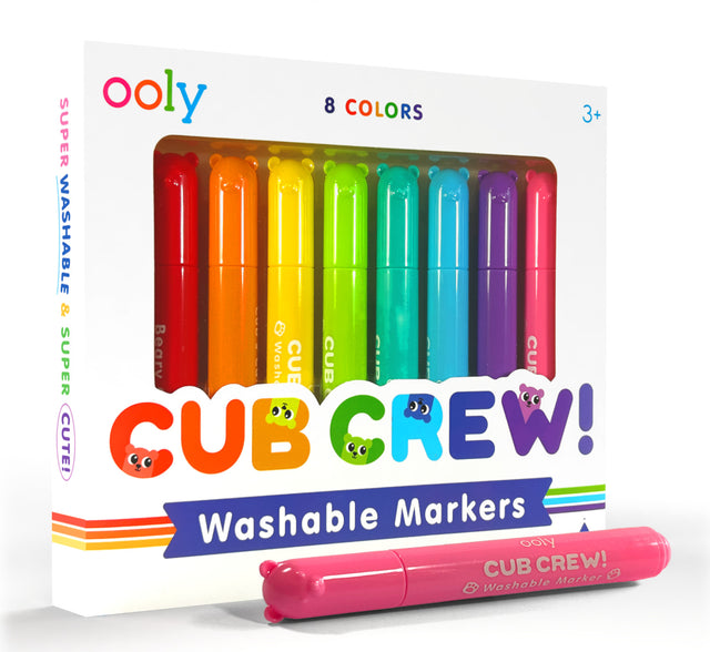 Cub Crew Washable Markers - Set of 8