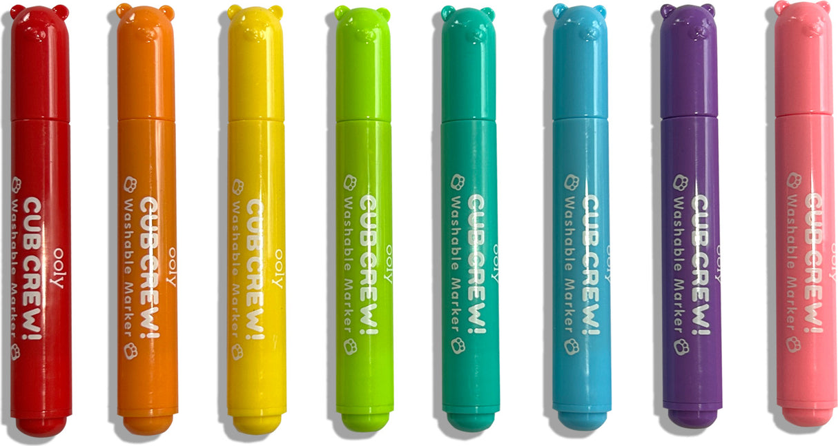 Cub Crew Washable Markers - Set of 8