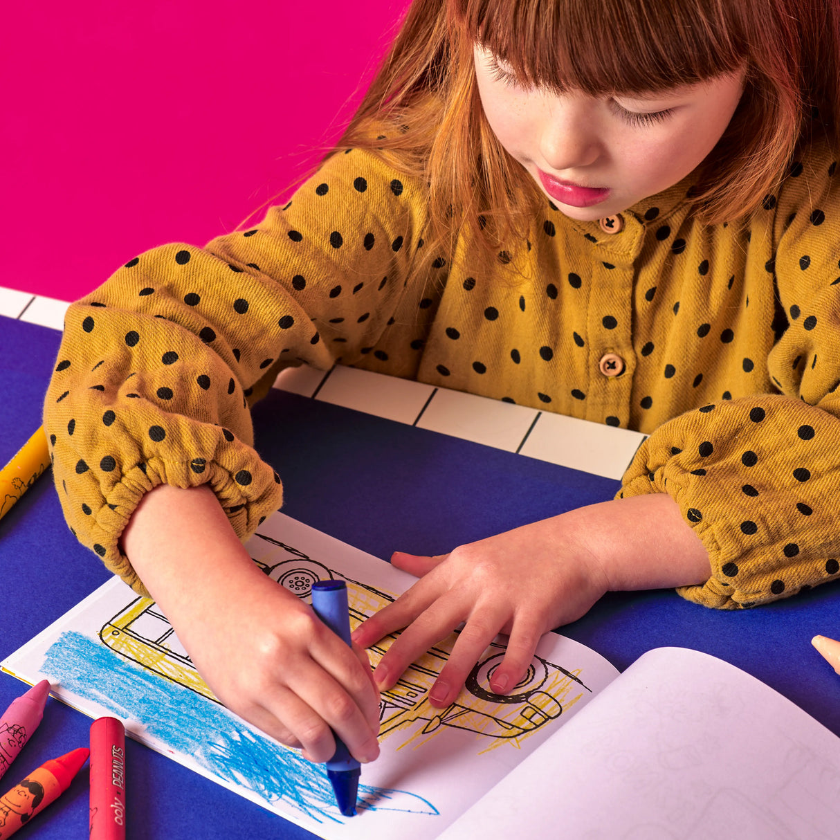 OOLY x Peanuts Snoopy School Coloring Travel Kit