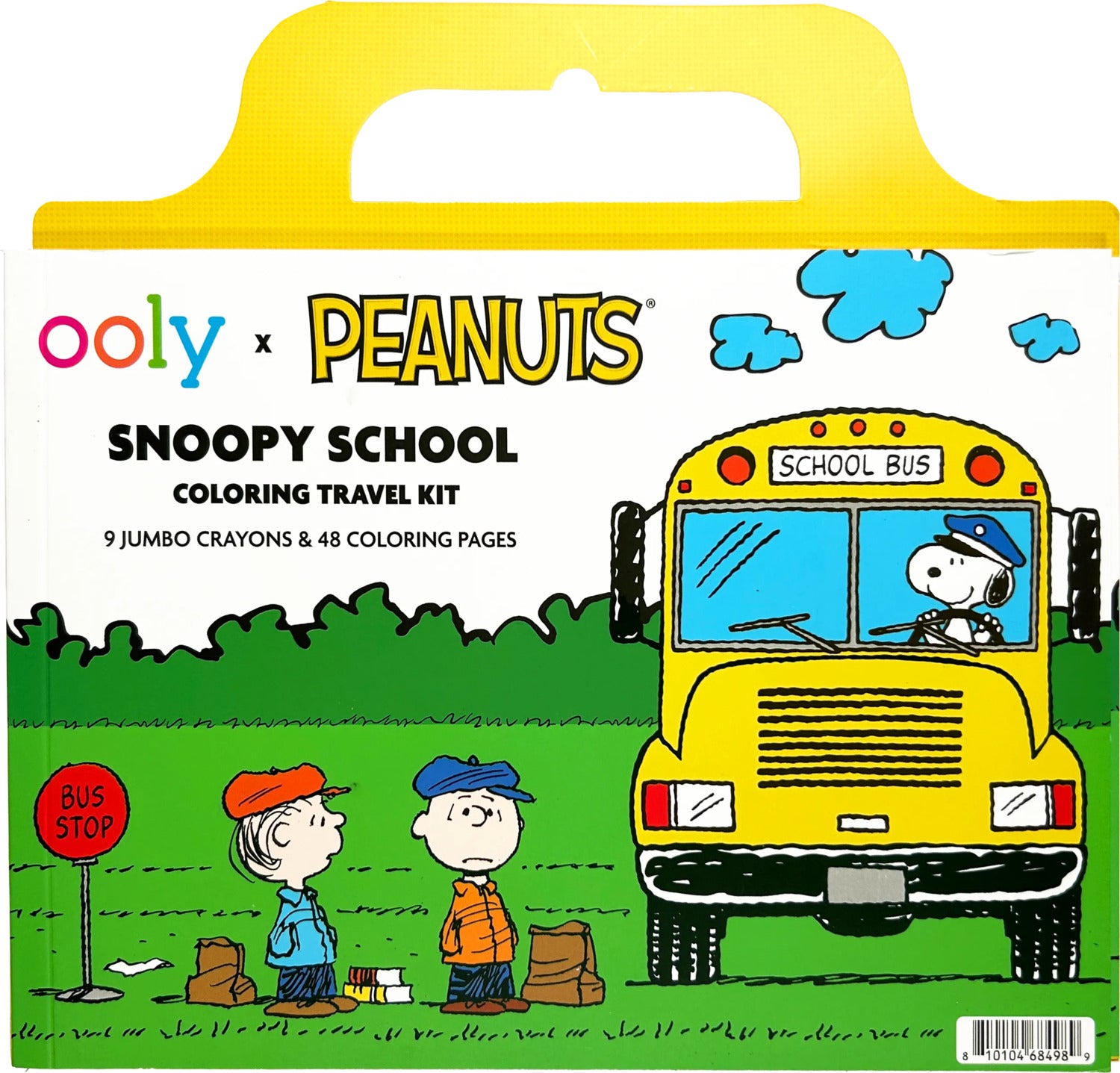 OOLY x Peanuts Snoopy School Coloring Travel Kit - Gingerbread
