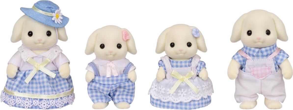Calico Critters Flora Rabbit Family