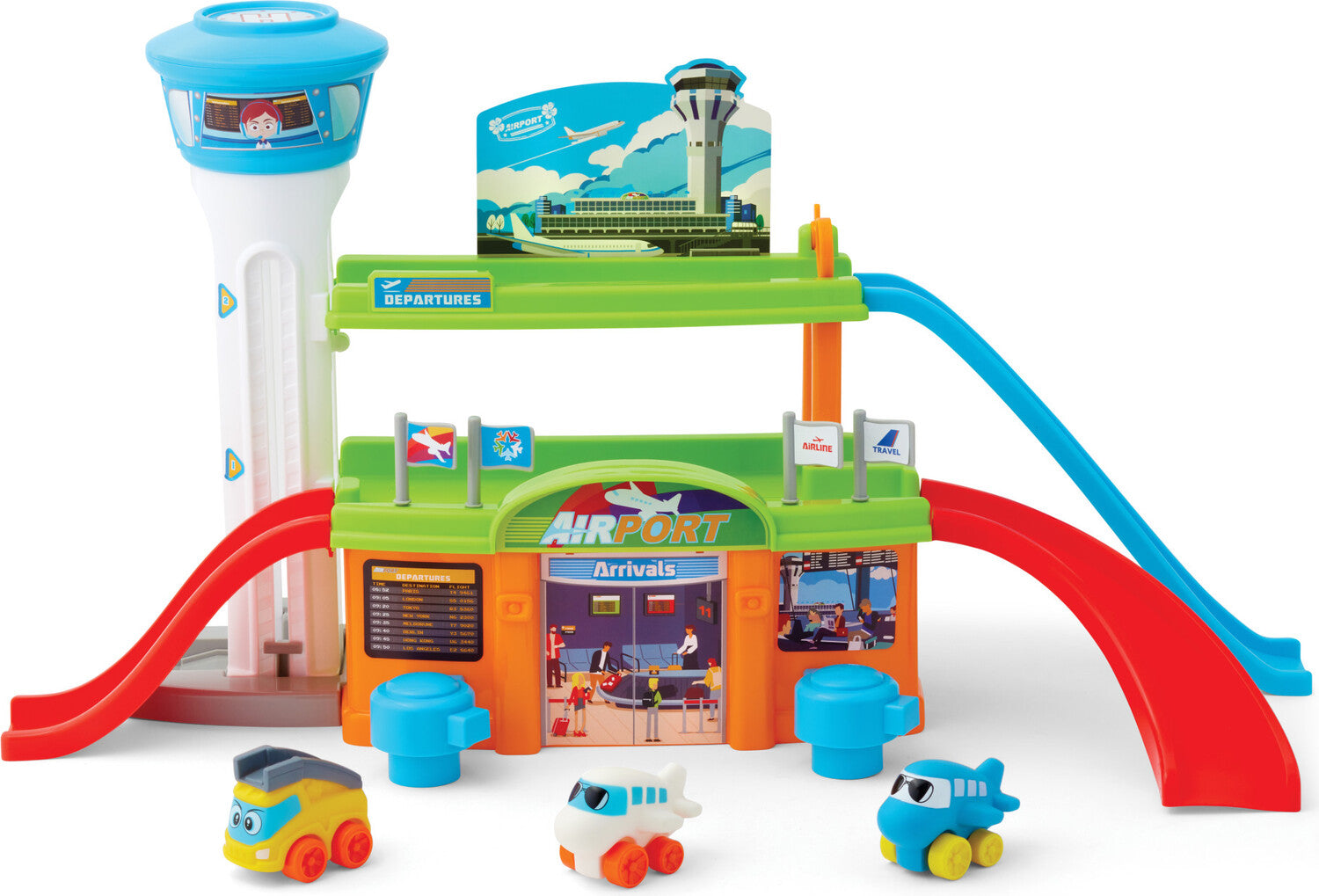 KidOozie - Slide 'N Soar Airport Playset - Gingerbread House Toys