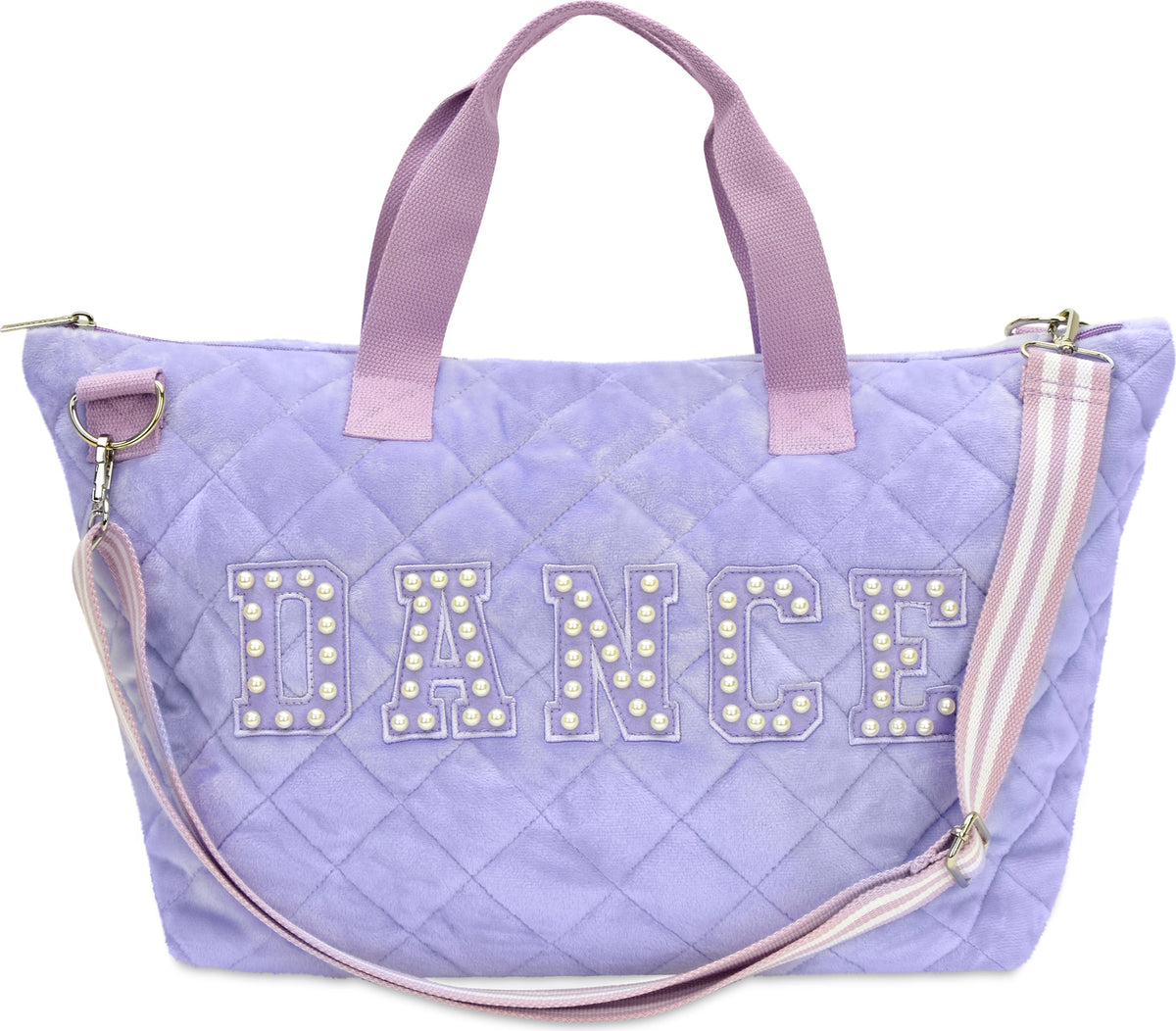 Love To Dance Quilted Overnight Bag