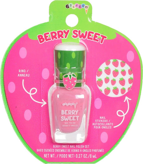 Berry Sweet Nail Polish Ring Set