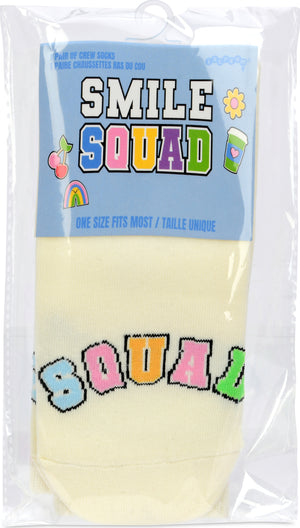 Smile Squad Socks Crossed