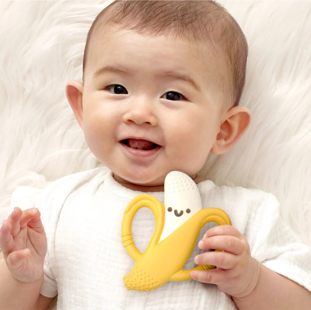 Chew Crew™ - Easy-hold Silicone Teether (Beckett the Banana)