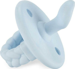Sweetie Soother - 2-Pack Orthodontic Silicone Pacifiers (Sky & Surf 0-6M)
