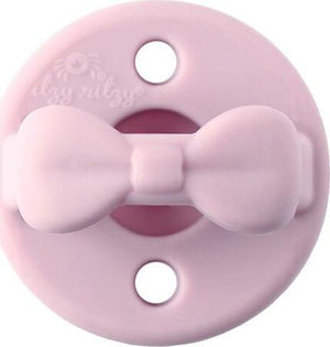 Sweetie Soother - 2-Pack Silicone Pacifiers (Orchid and Lilac Bows)