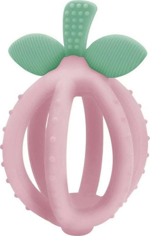 Bitzy Biter Pink Lemonade -Silicone Teething Ball