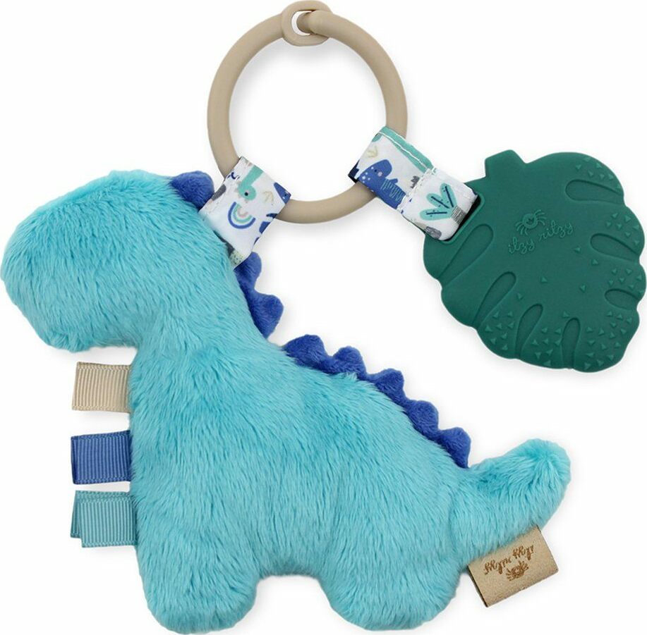 Itzy Pal - Plush Pal with Silicone Teether (Dino)