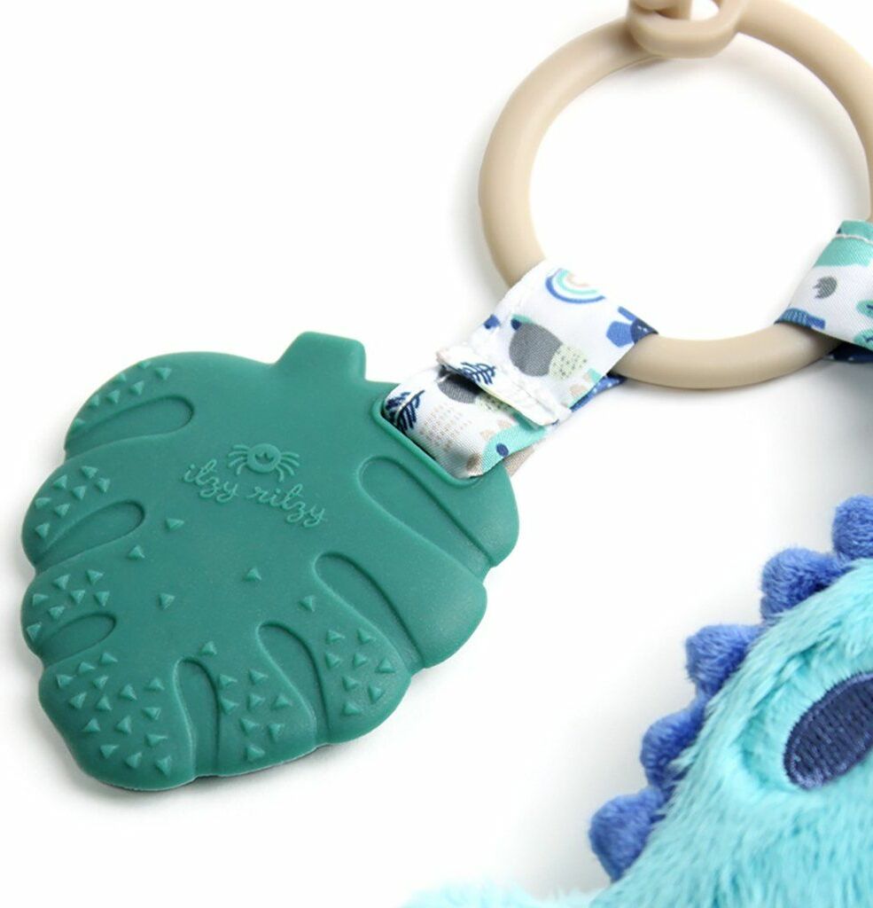 Itzy Pal - Plush Pal with Silicone Teether (Dino)