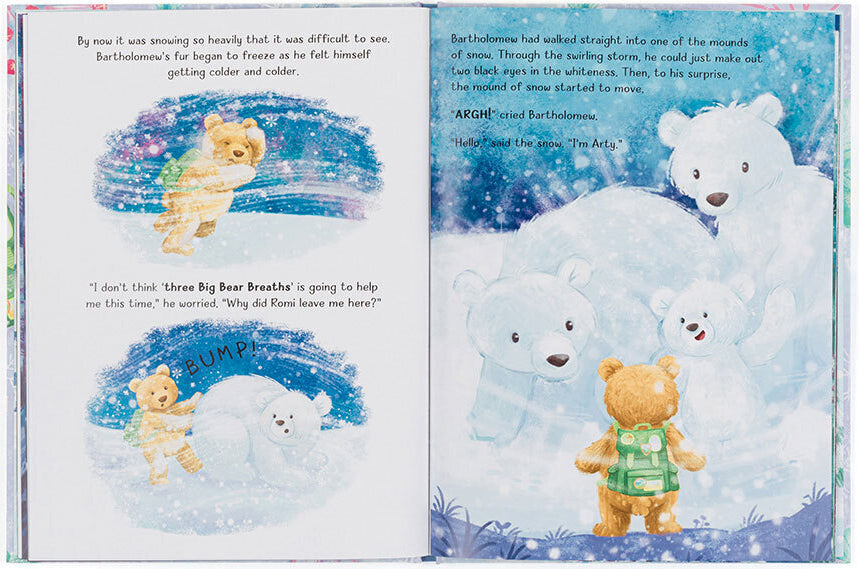 Bartholomew Bear And The Snow Giants Book - Gingerbread House Toys
