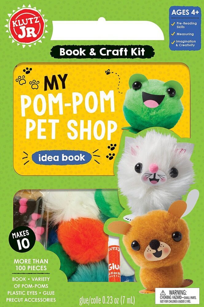 Klutz Jr: My Pom-Pom Pet Shop - Gingerbread House Toys