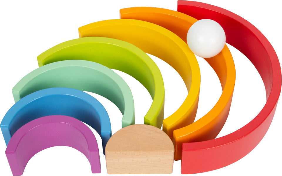 Wooden Building Blocks Large Rainbow