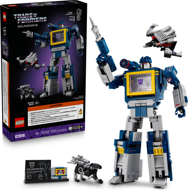 LEGO Icons: Transformers: Soundwave