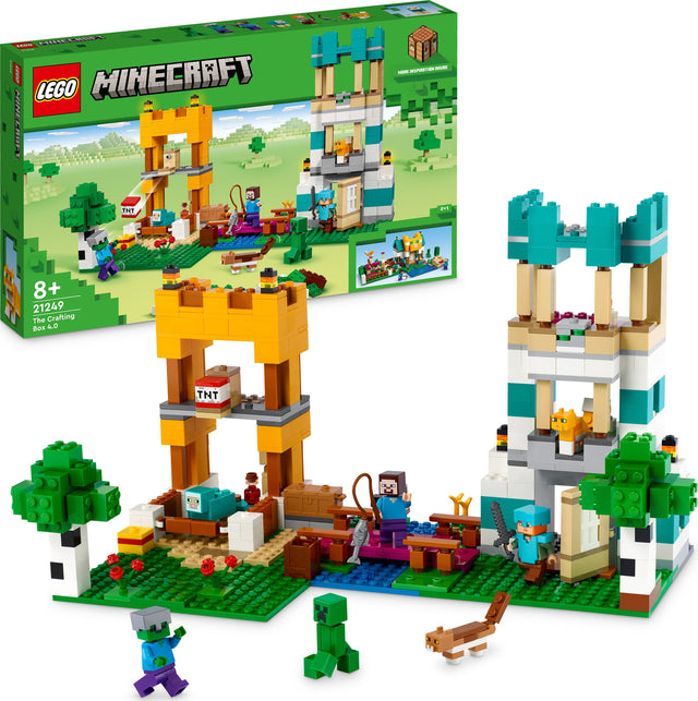 LEGO® Minecraft The Crafting Box 4.0 2 in 1 Set