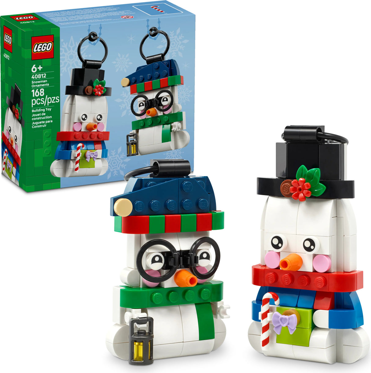 LEGO® Snowman Ornaments