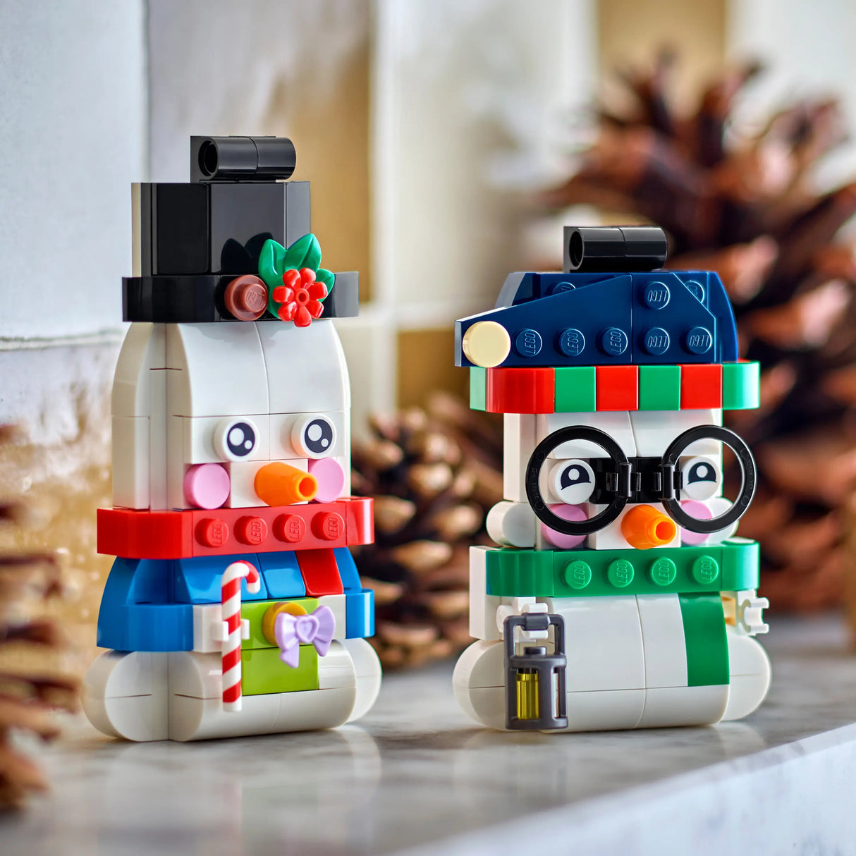 LEGO® Snowman Ornaments