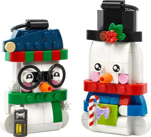 LEGO® Snowman Ornaments