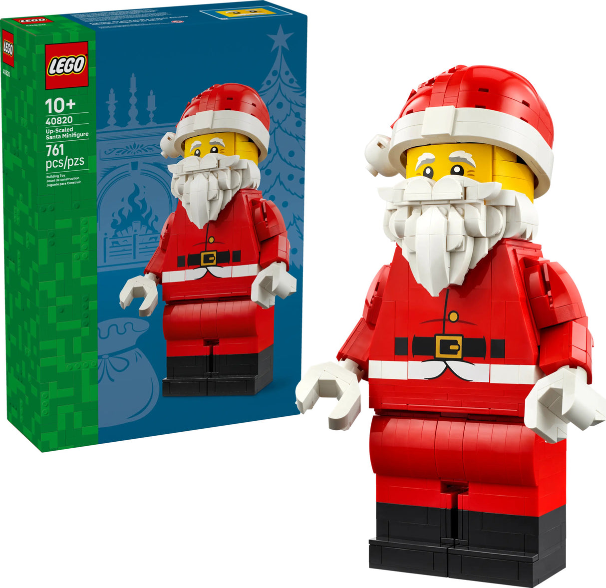 LEGO® Up-Scaled Santa Minifigure