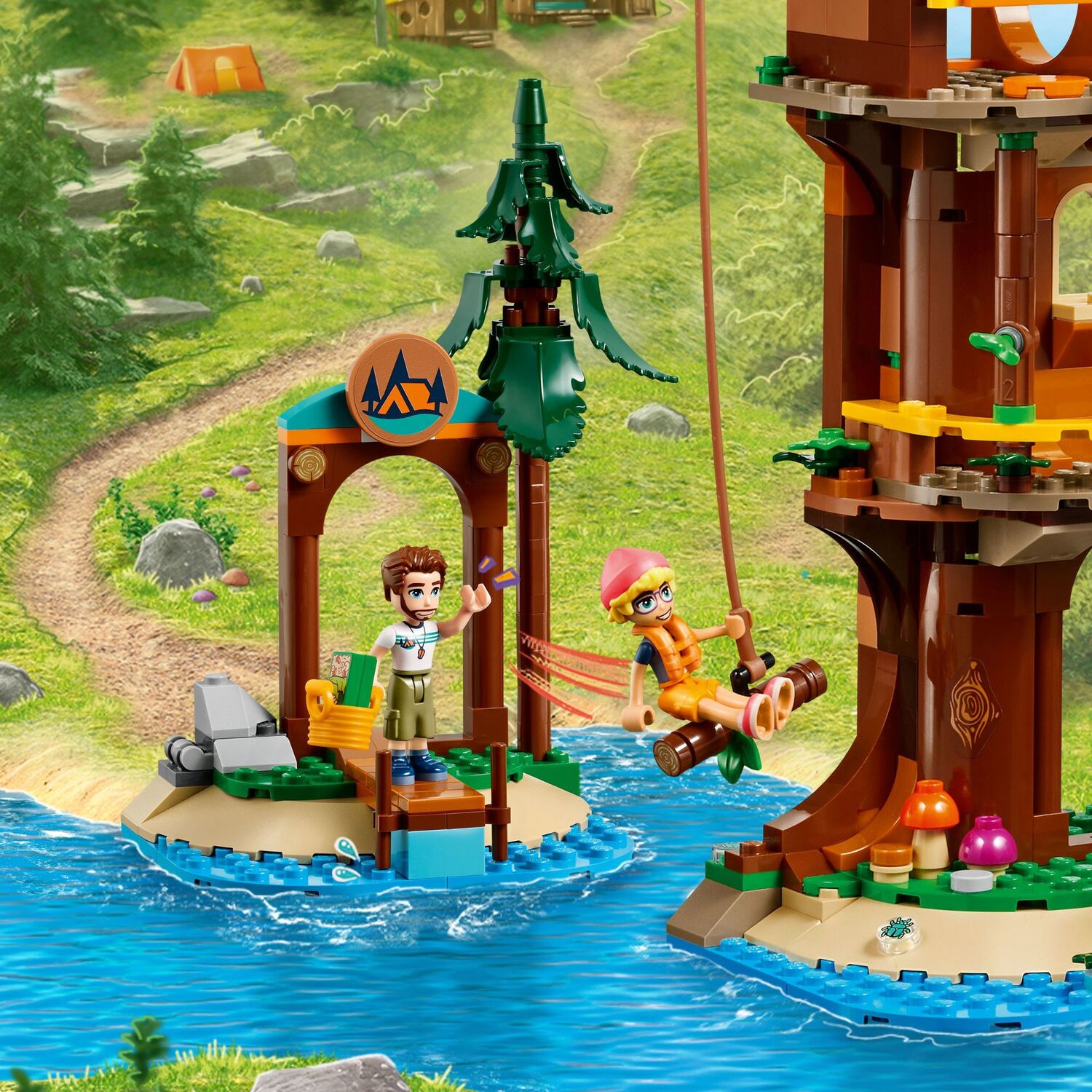 Lego friends adventure tree house online