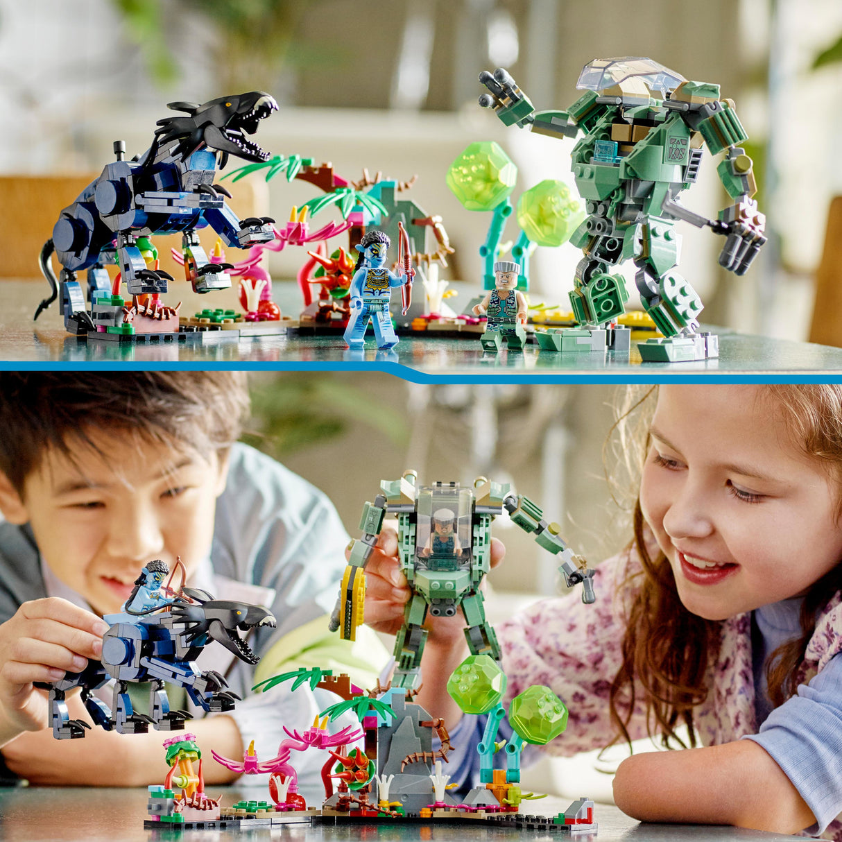 LEGO® Avatar Neytiri & Thanator vs. AMP Suit Quaritch