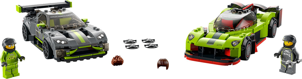 LEGO® Aston Martin Valkyrie AMR Pro and Aston Martin Vantage GT3