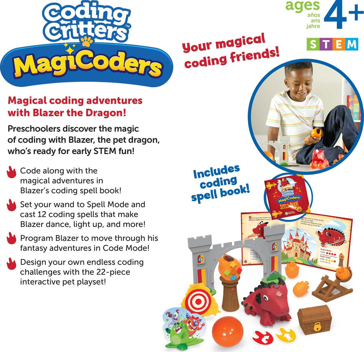 Coding Critters® MagiCoders: Blazer the Dragon