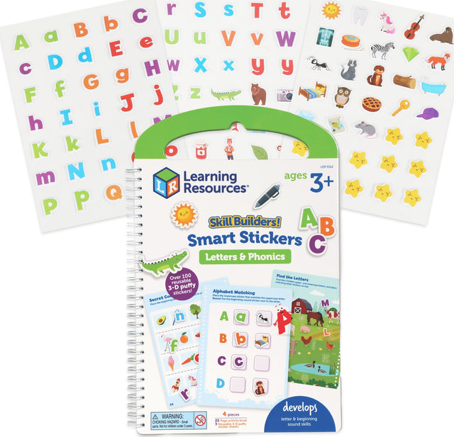 Skill Builders! Smart Stickers - Letters and Phonics