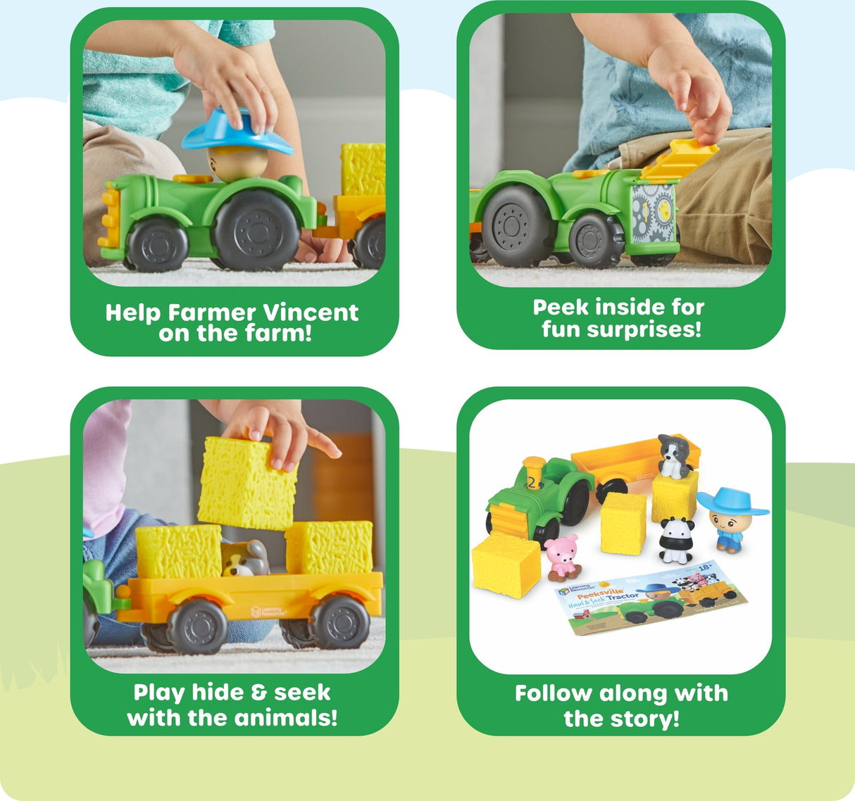 Peeksville Haul and Seek Tractor