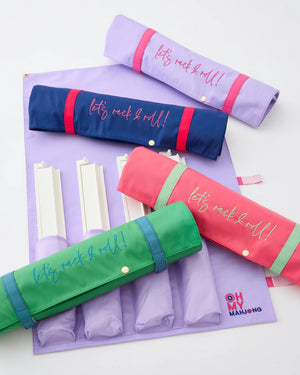 Oh My Mahjong Lilac Let's Rack & Roll Bag