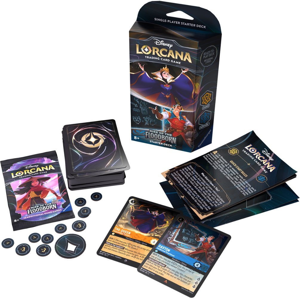 Disney Lorcana: Rise of the Floodborn Starter Deck 2023