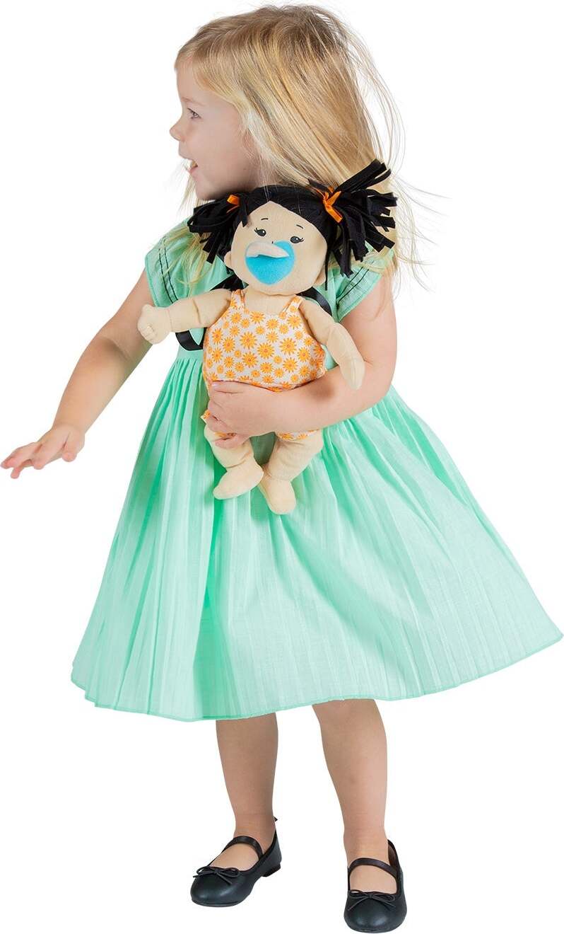 Baby Stella Beige with Black ponytails