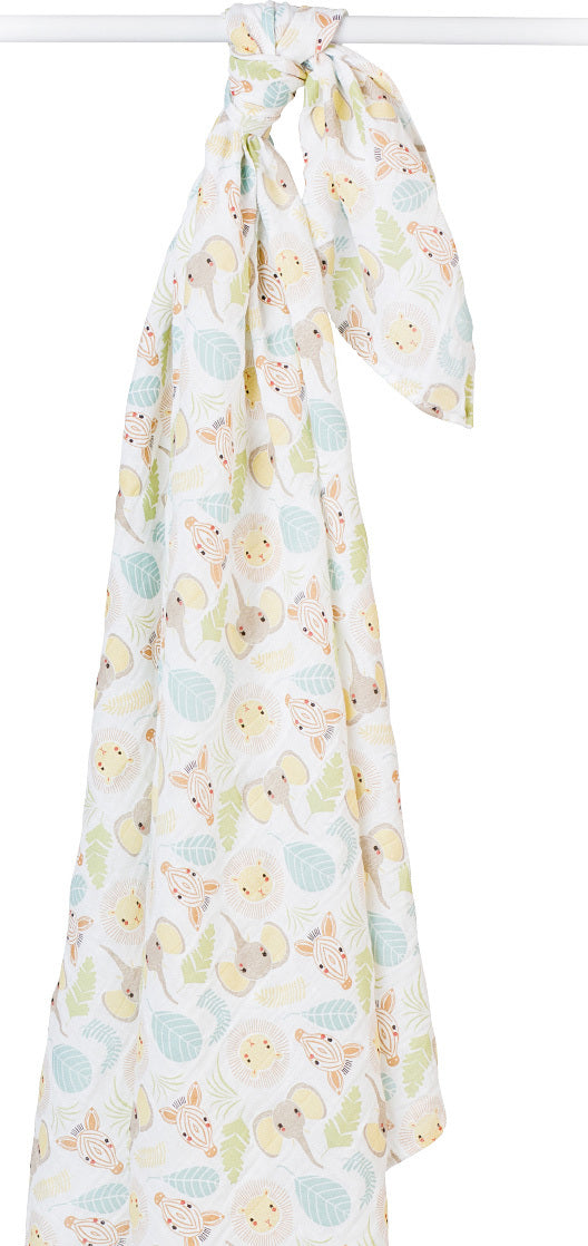Lulujo Jungle Swaddle - 47x47"
