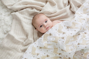 Classic Muslin Swaddle - Modern Llama