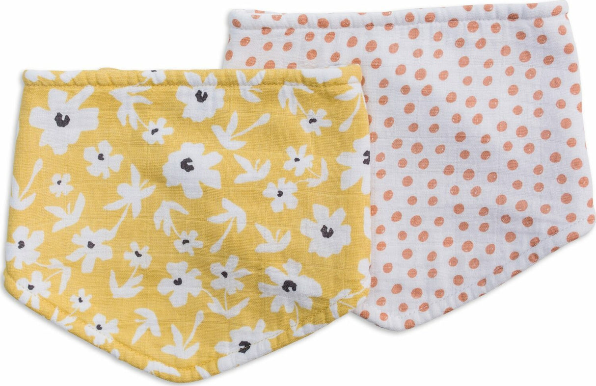 Lulujo Wildflower  Dots Bandana Bibs