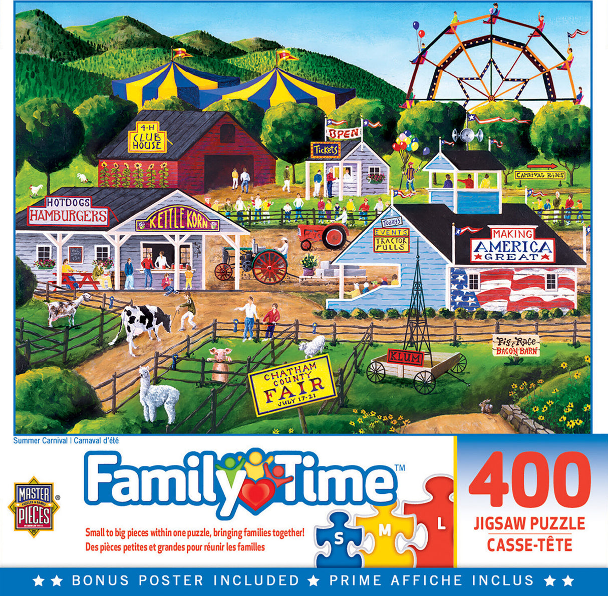 Family Time - Summer Carnival 400 Piece Puzzle