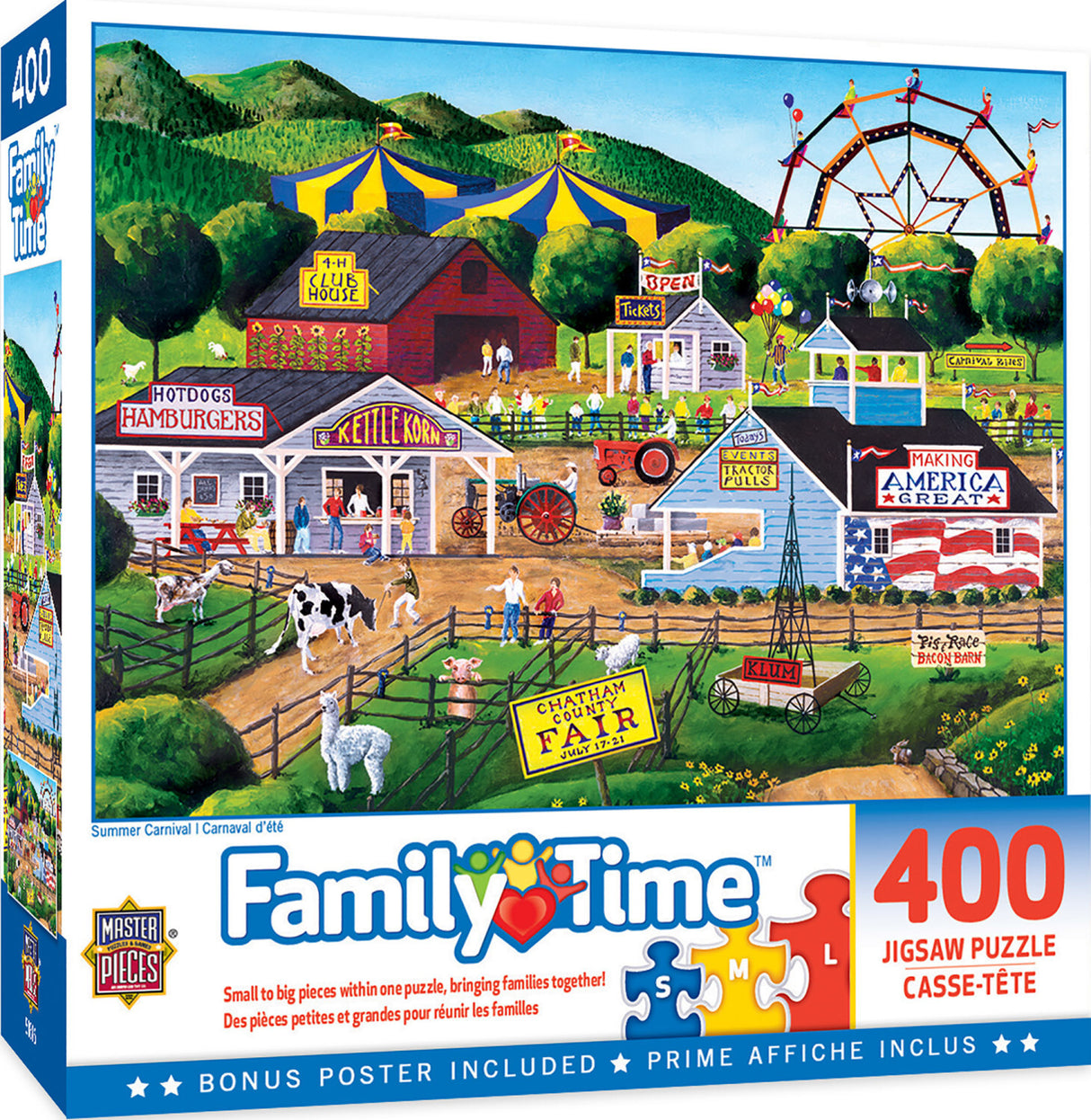 Family Time - Summer Carnival 400 Piece Puzzle
