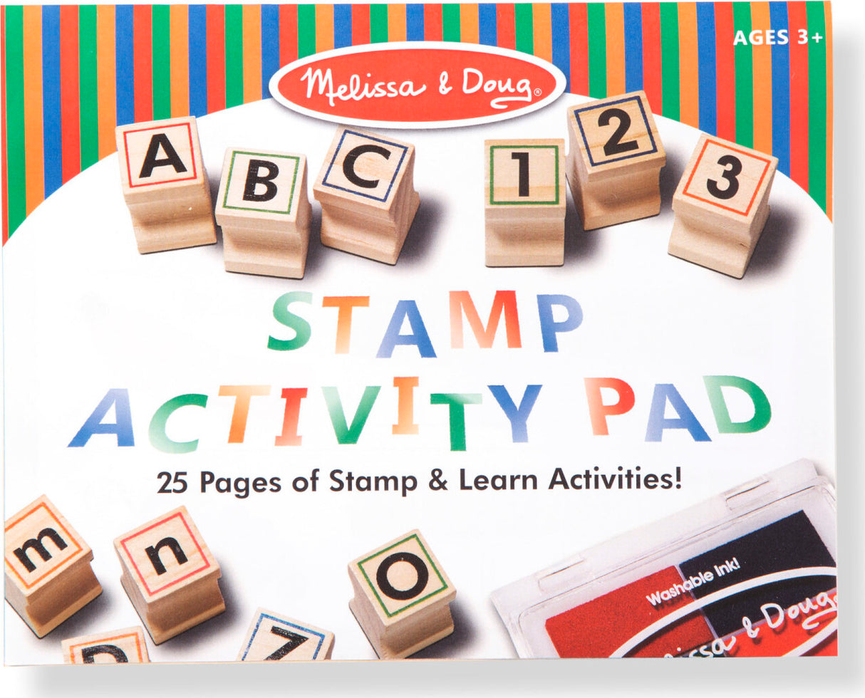 Wooden ABC Activity Stamp Set