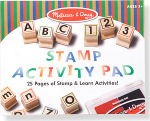 Wooden ABC Activity Stamp Set