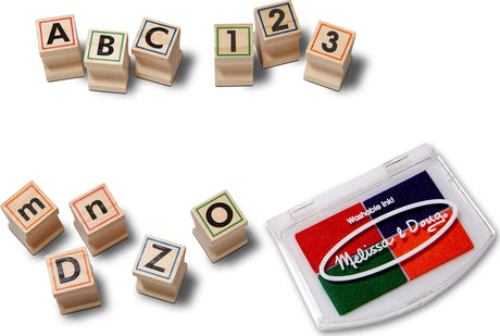 Wooden ABC Activity Stamp Set